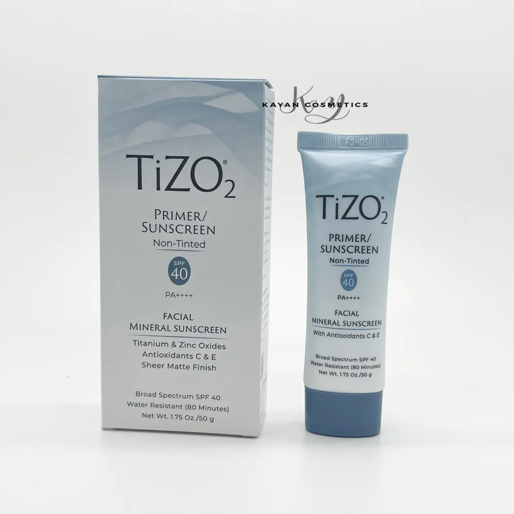 包順豐 章小蕙推薦美國 Tizo2 物理防曬霜 SPF40防紫外線隔離敏感肌孕婦可用50g PRIMER /SUNSCREEN Non-Tinted FACIAL
MINERAL SUNSCREEN