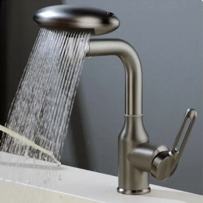 AquaFlow Pro 4-Mode Waterfall Basin Faucet