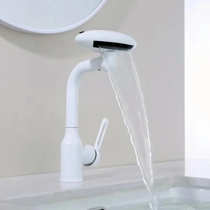 AquaFlow Pro 4-Mode Waterfall Basin Faucet