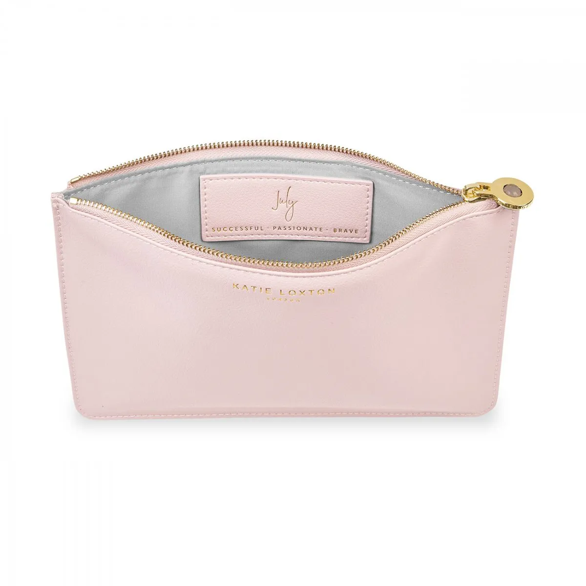 BIRTHSTONE POUCHES  JULY SUNSTONE | BLUSH PINK