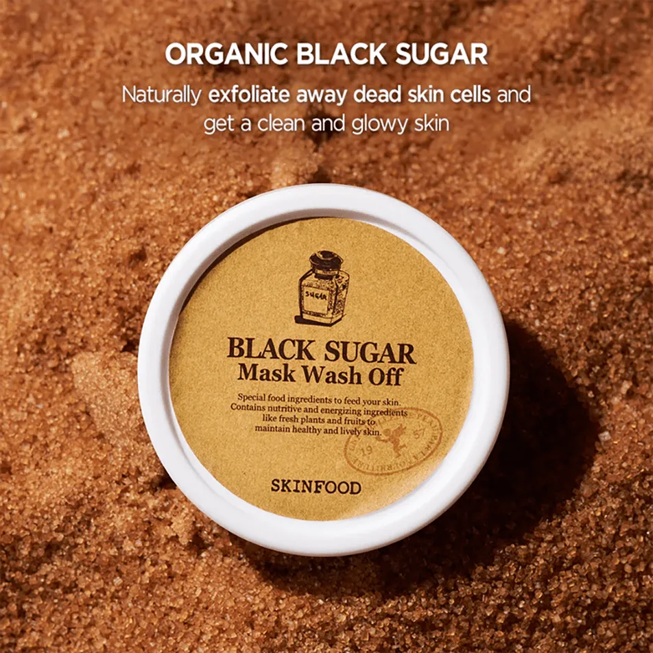 Black Sugar Wash Off Mask 120g