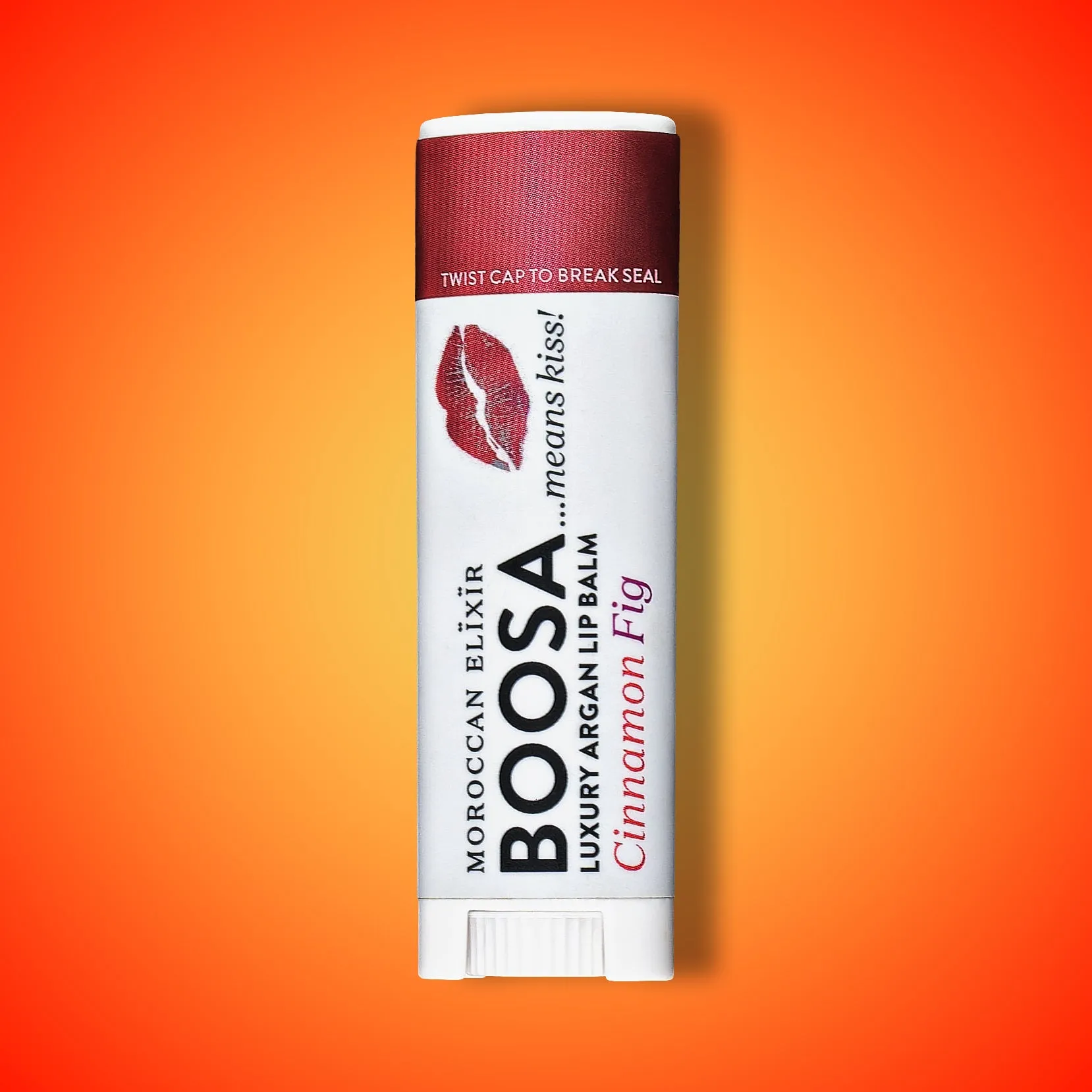 BOOSA Argan Lip Balm  (Cinnamon Fig)