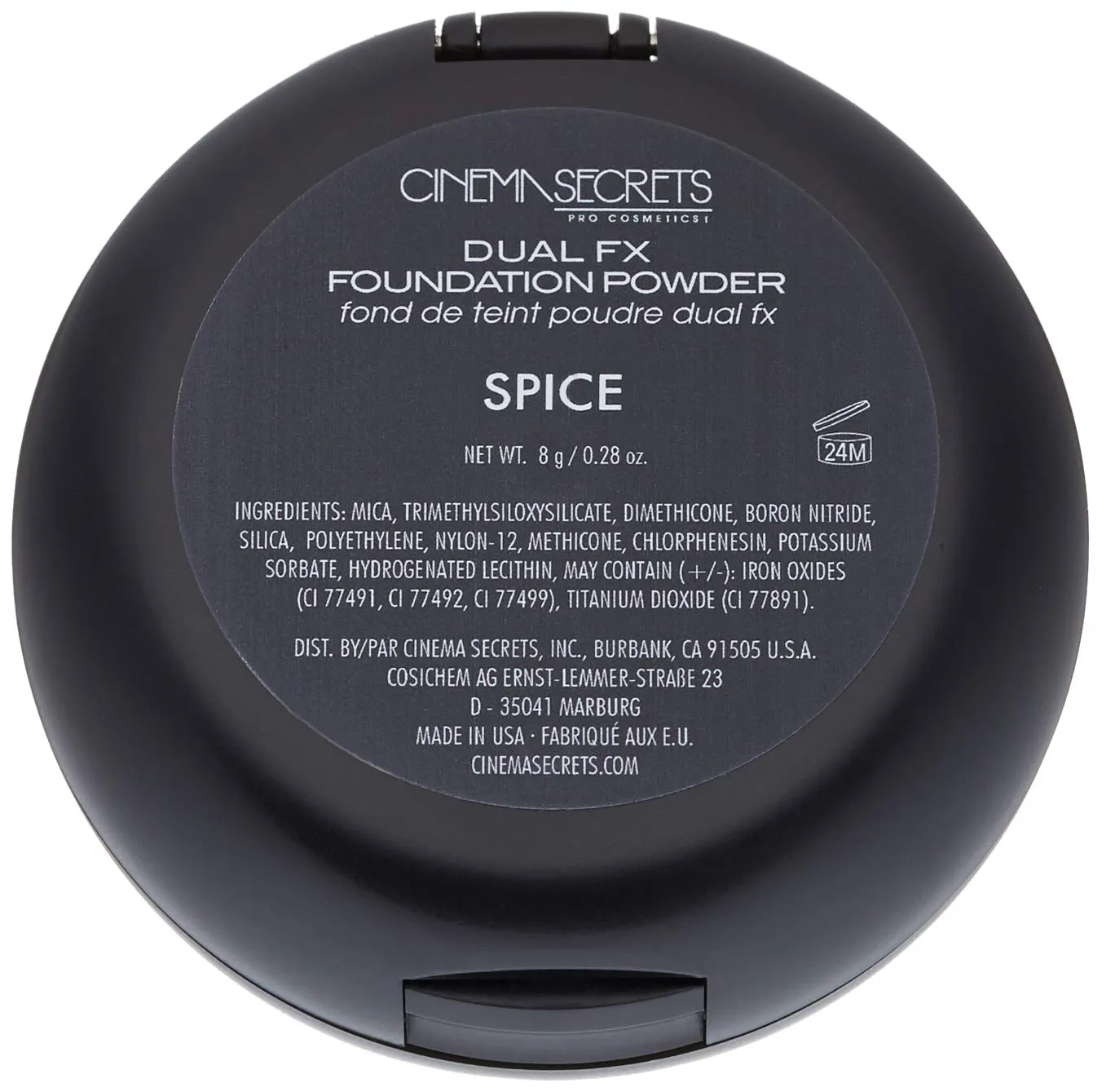 CINEMA SECRETS Pro Cosmetics Dual Fx Foundation Powder, Spice