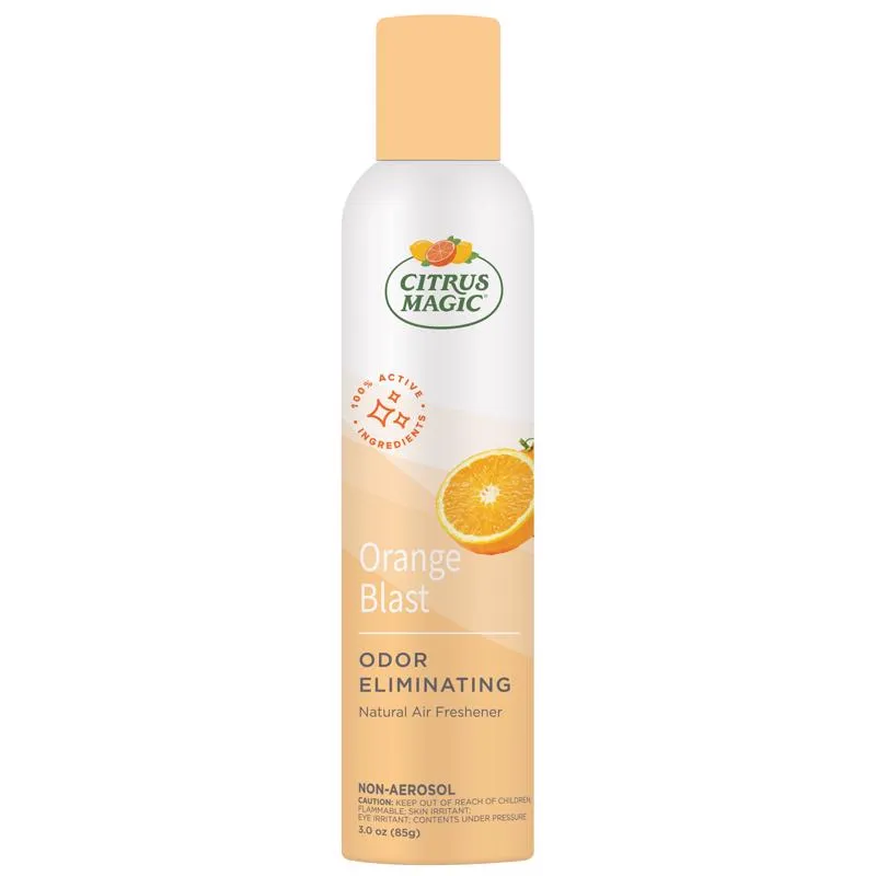 Citrus Magic Fresh Orange Scent Air Freshener Spray 3 oz Aerosol