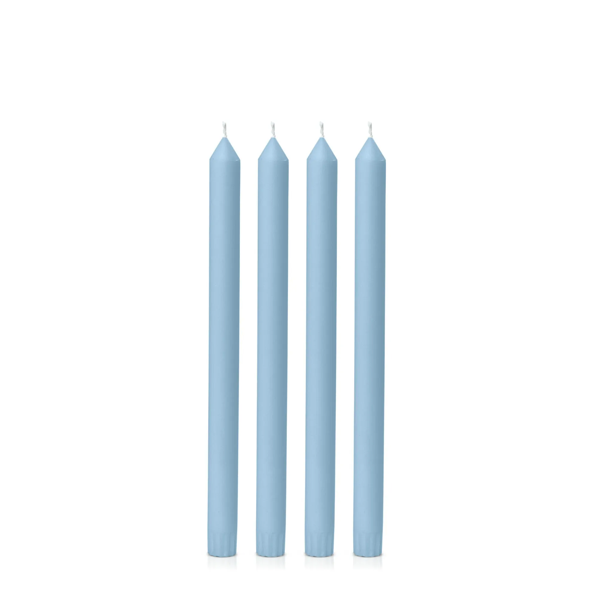 DINNER CANDLE 30cm (Pack of 4), PASTEL BLUE