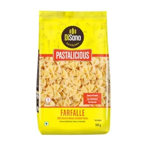 DiSano Pastalicious 100% Durum Wheat Farfalle Pasta, 500g