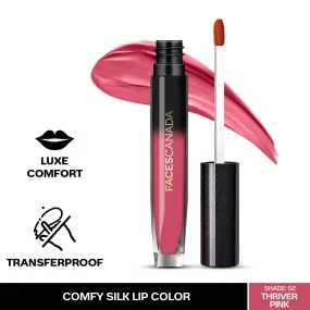 FC Comfy Silk Liquid Lip Color- Thriver Pink 02