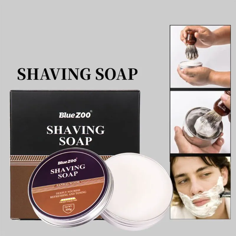 Men's facial care shave beard shaving cream