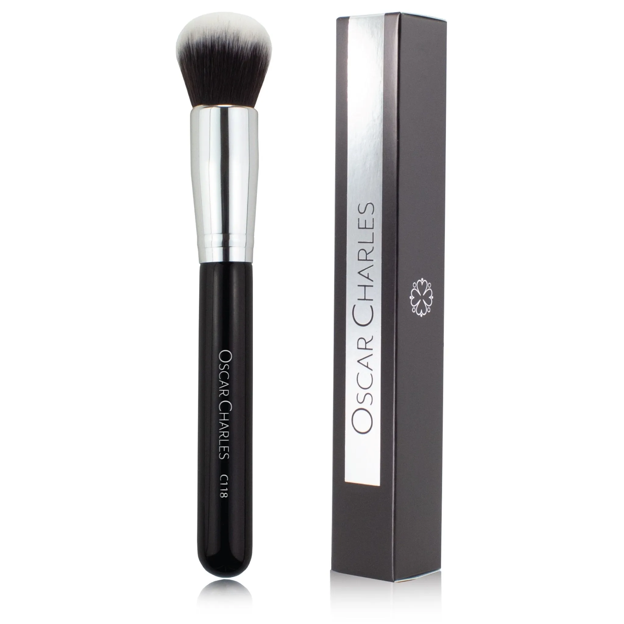 Oscar Charles 118 Luxe Silk Finish Foundation Makeup Brush