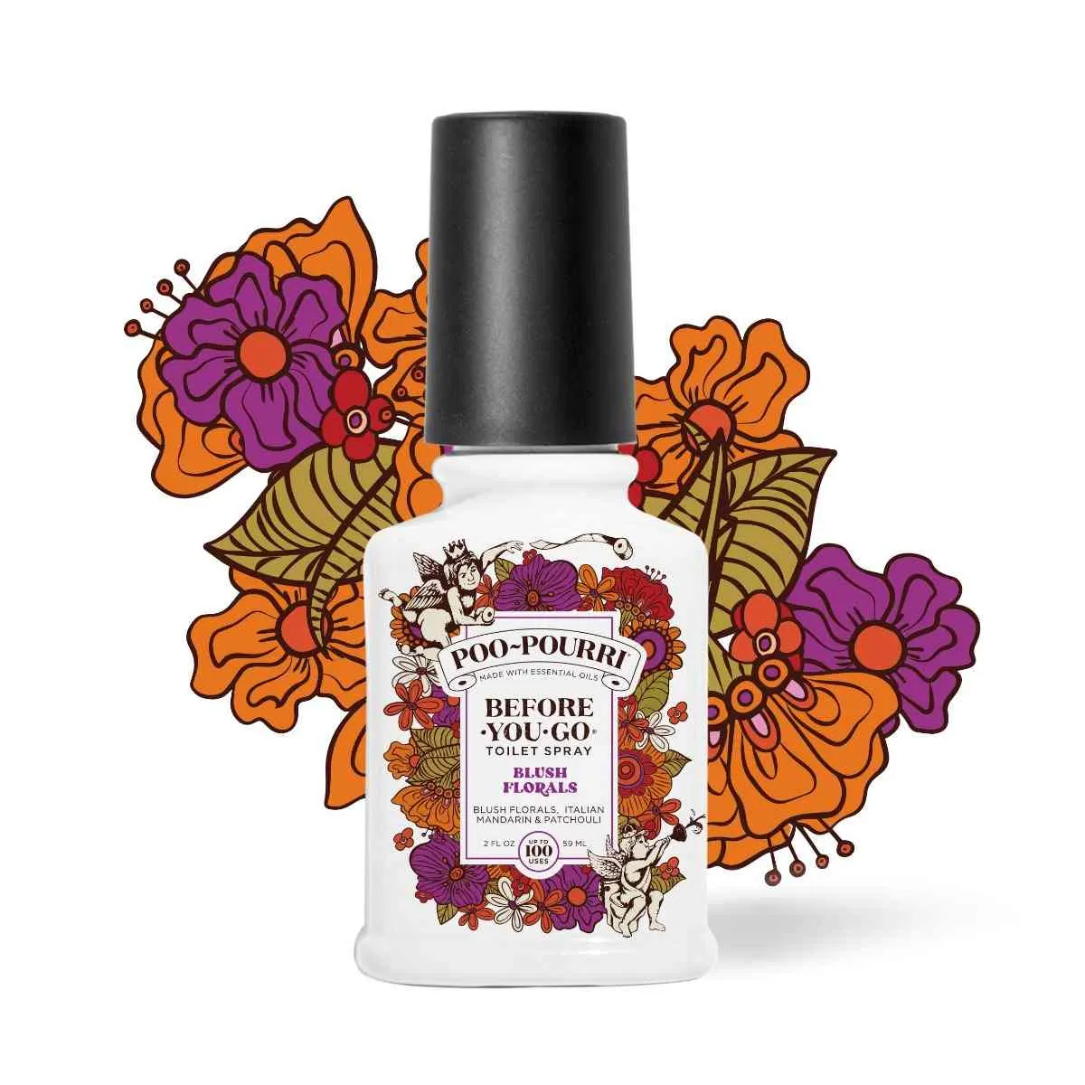 Pourri | Poo~Pourri Blush Florals 2oz, Toilet Spray Spring Collection