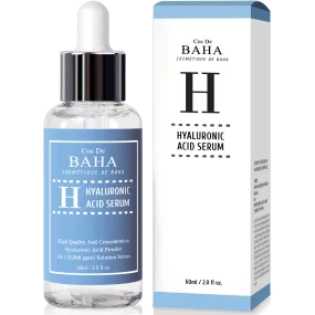 Pure Hyaluronic Acid 1% Powder Solution Serum 10000ppm - Intense Hydration   Visibly Plumped Skin