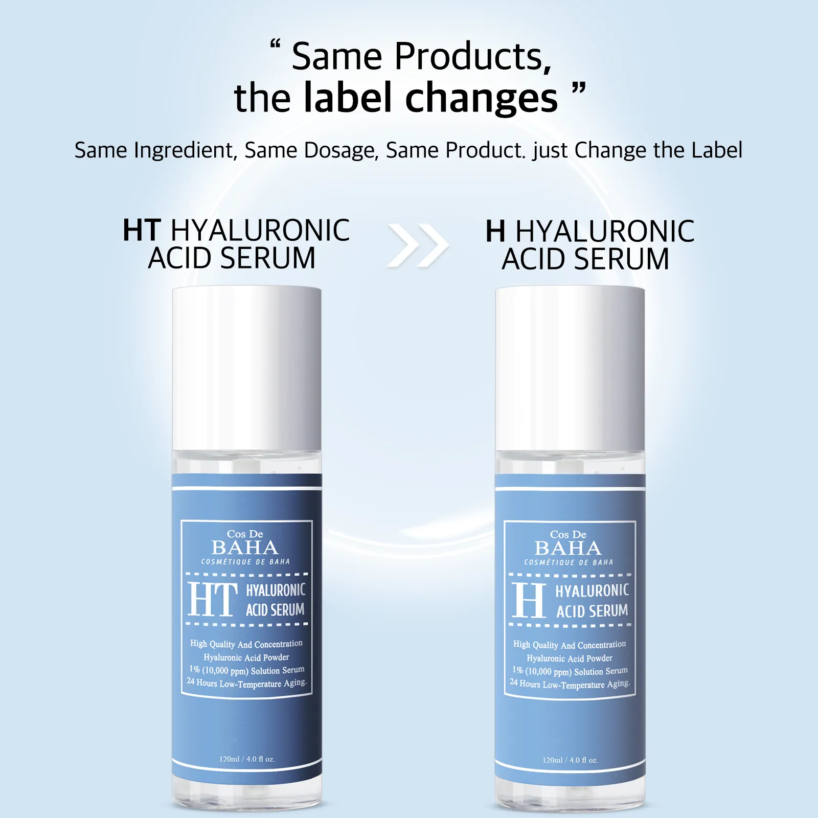 Pure Hyaluronic Acid 1% Powder Solution Serum 10000ppm - Intense Hydration   Visibly Plumped Skin