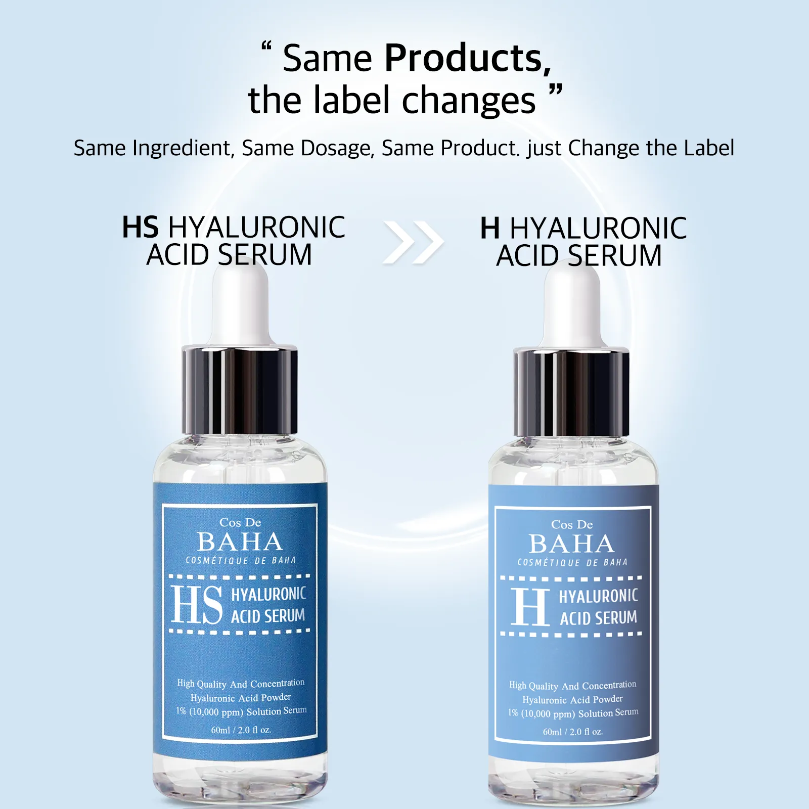 Pure Hyaluronic Acid 1% Powder Solution Serum 10000ppm - Intense Hydration   Visibly Plumped Skin