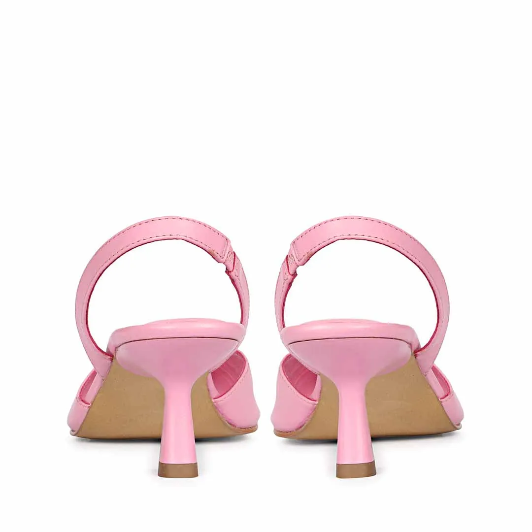 Saint Nanette Blushy Pink Leather Pumps