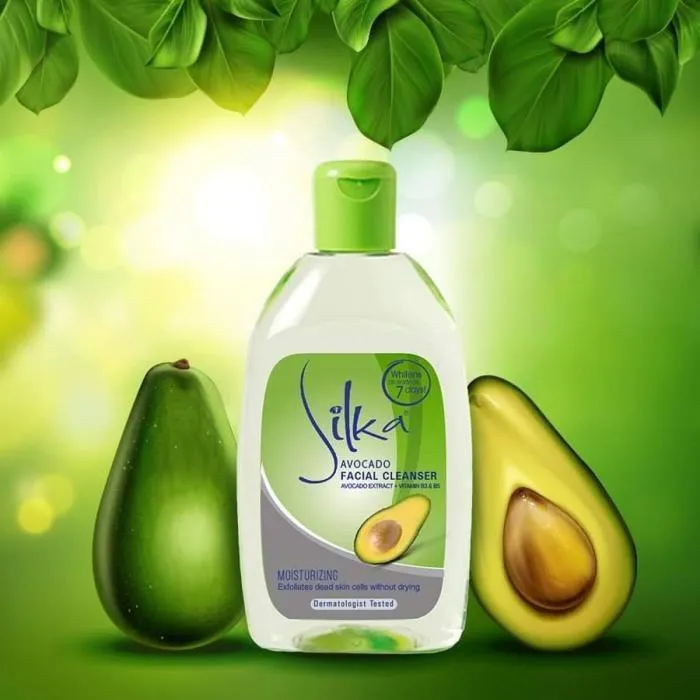 Silka Avocado Facial Cleanser - 2 × 150ml (Offer)