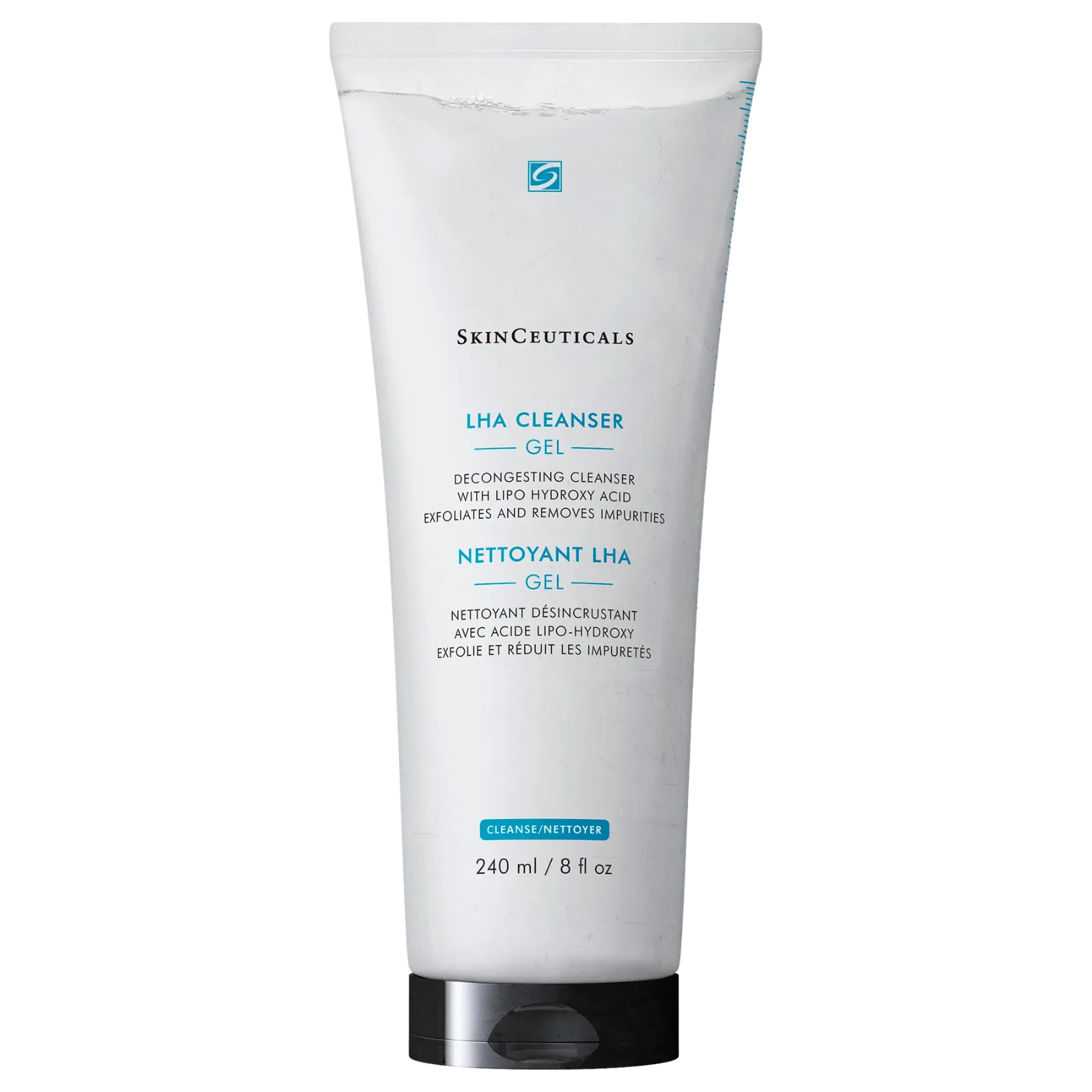 Skinceuticals:  LHA CLEANSING GEL, BEST CLEANSER FOR ACNE PRONE SKIN 240ML / 8FL OZ