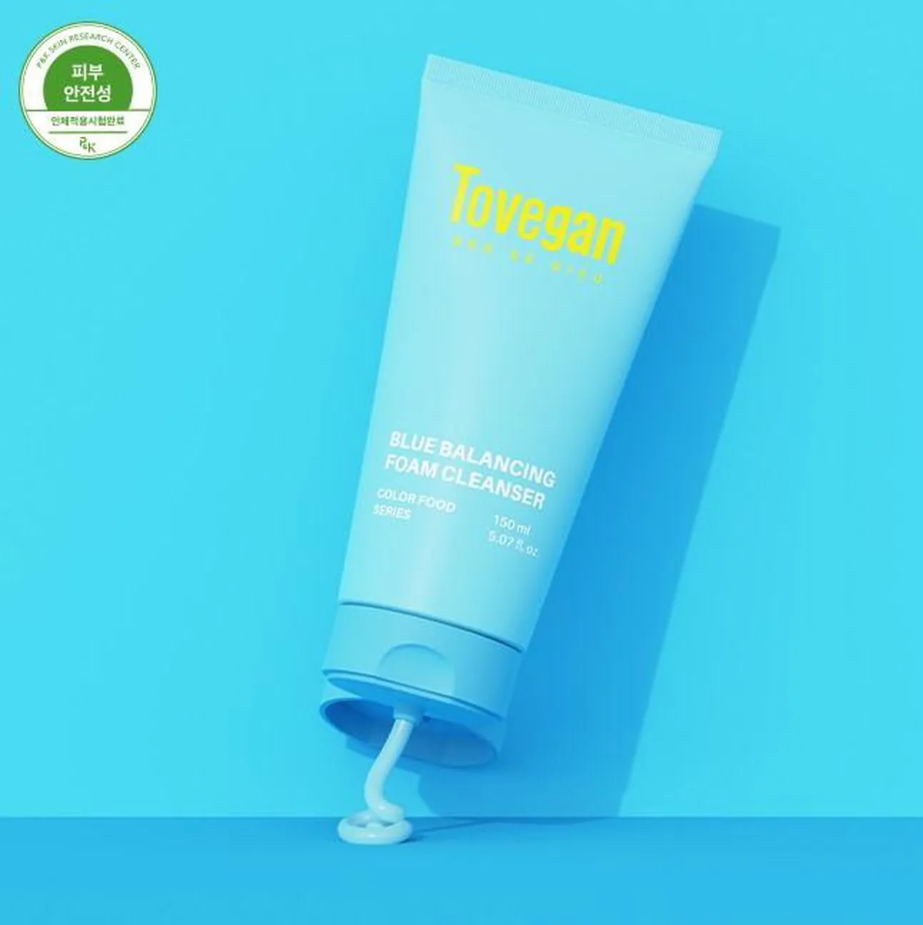 Tovegan Blue Balancing Foam Cleanser 150ml