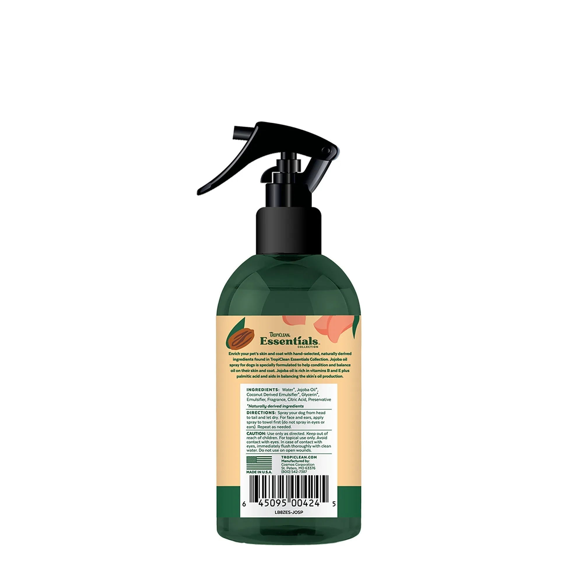 Tropiclean Essentials - Jojoba oil refreshing spray for dogs