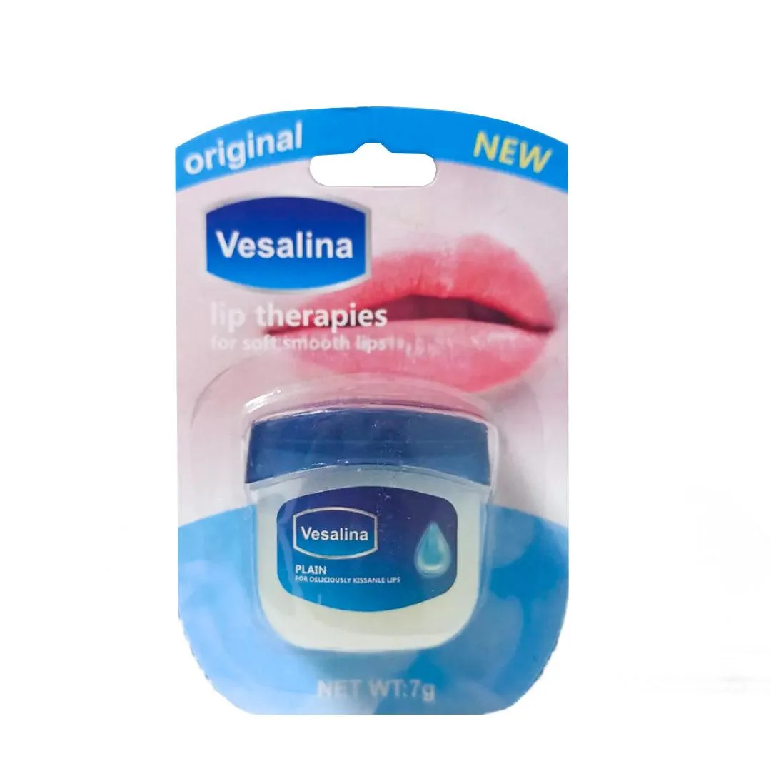 Vesalina Lip Balm For Soft & Smooth Lips - 4 Flavors × 7g